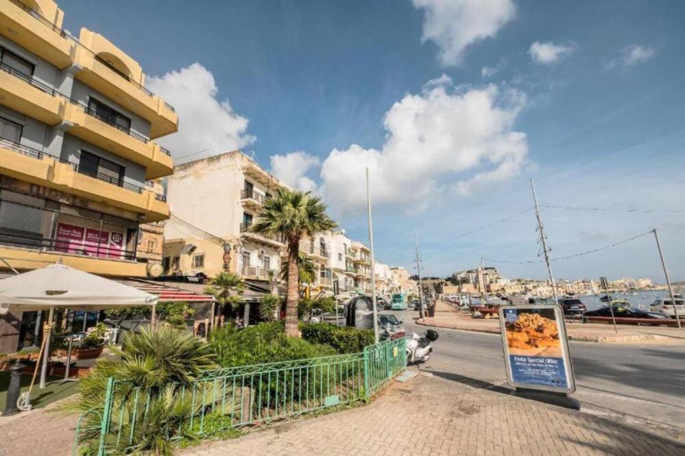Sea View 2 Bedroom Apartment Marsaskala Exteriör bild