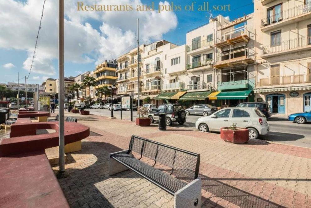 Sea View 2 Bedroom Apartment Marsaskala Exteriör bild